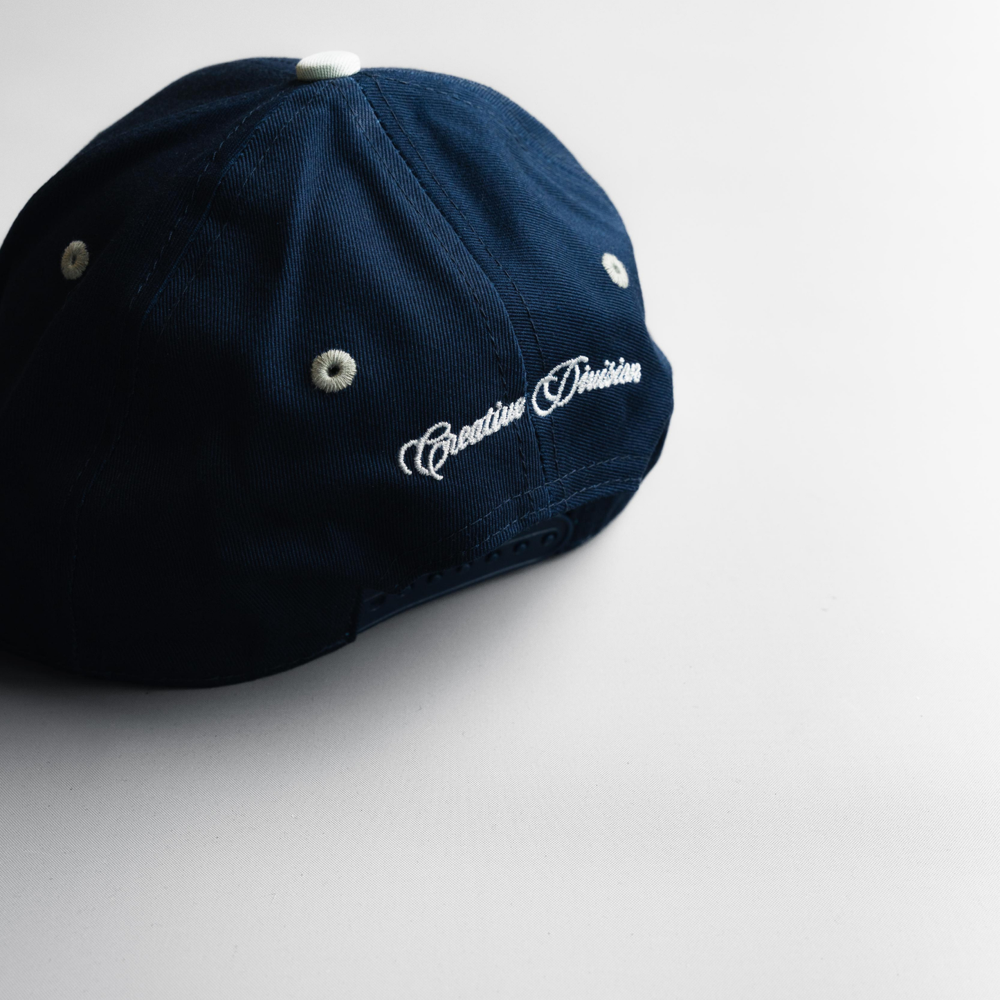 Navy Old English Cap