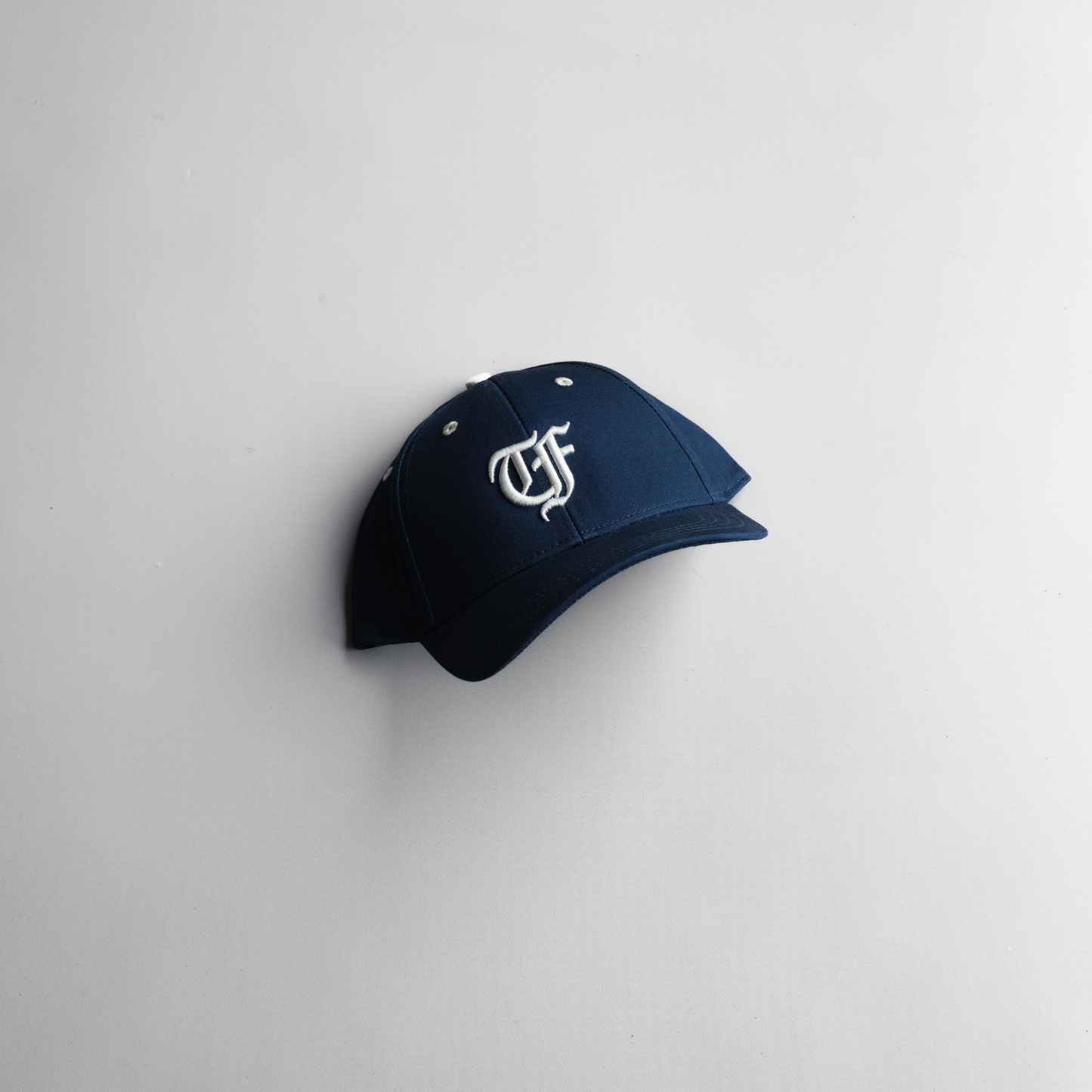 Navy Old English Cap