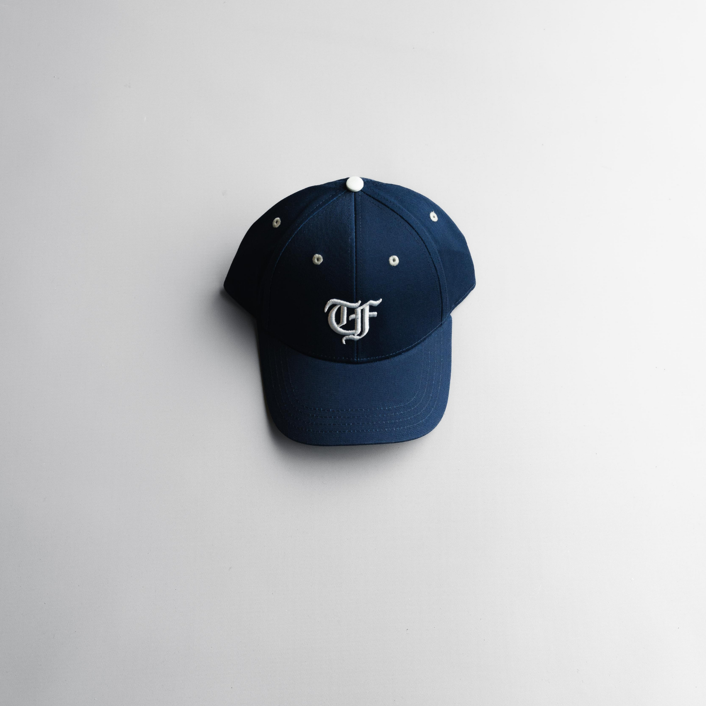 Navy Old English Cap