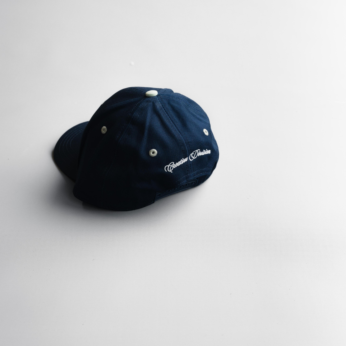 Navy Old English Cap